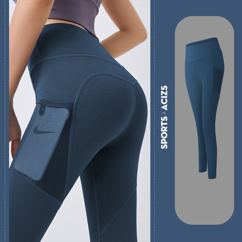 Legginsy sportowe z kieszenią - PAVEELO