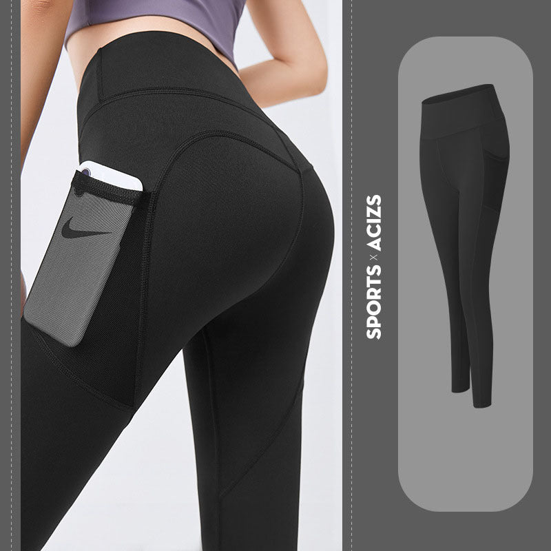 Legginsy sportowe z kieszenią - PAVEELO