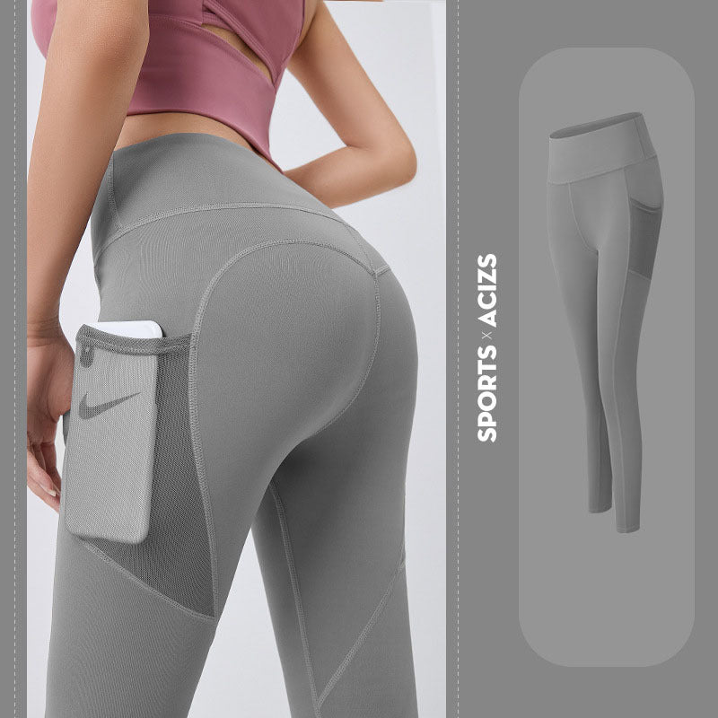 Legginsy sportowe z kieszenią - PAVEELO