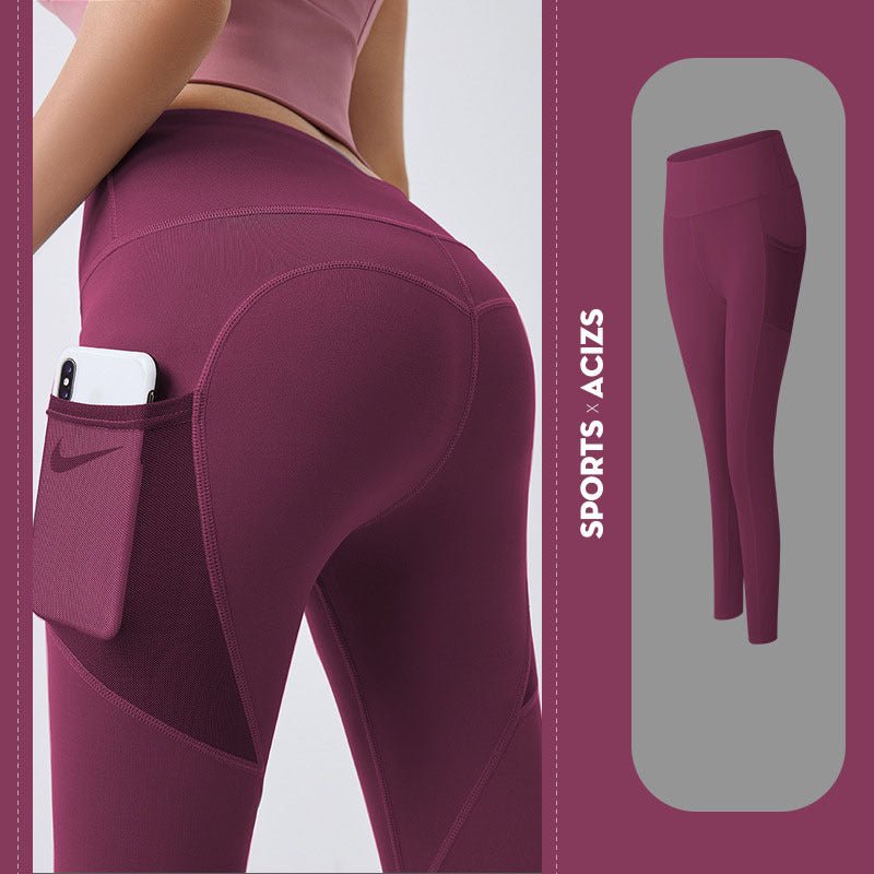 Legginsy sportowe z kieszenią - PAVEELO