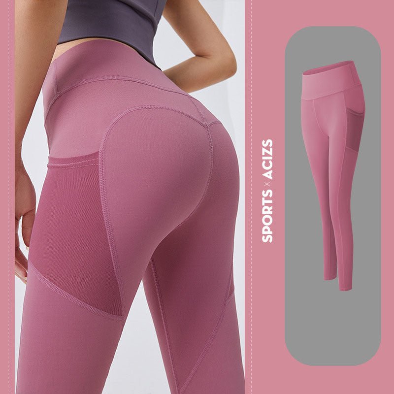 Legginsy sportowe z kieszenią - PAVEELO