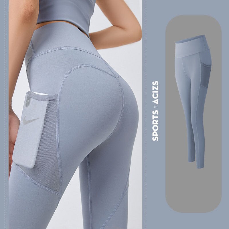 Legginsy sportowe z kieszenią - PAVEELO