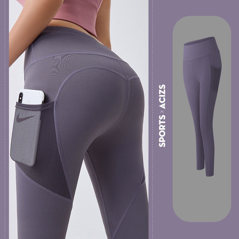 Legginsy sportowe z kieszenią - PAVEELO