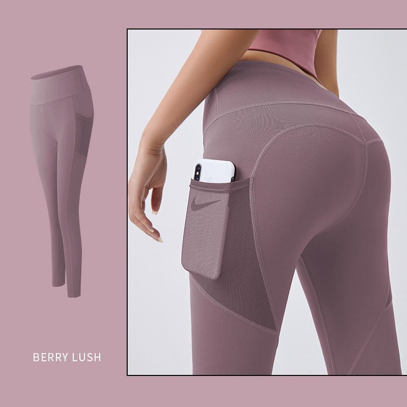 Legginsy sportowe z kieszenią - PAVEELO