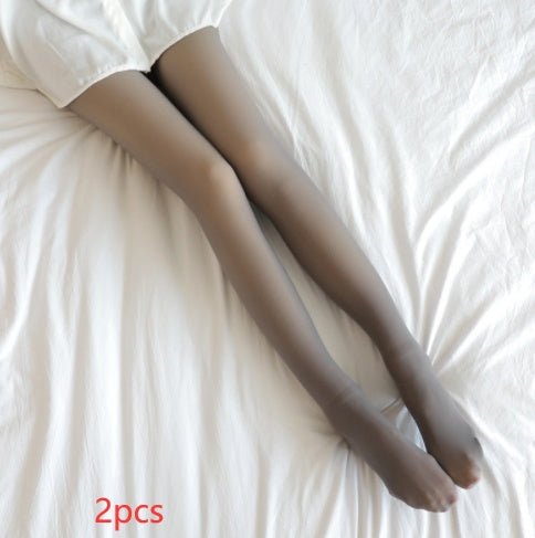 Ocieplane rajstopy plus size - PAVEELO
